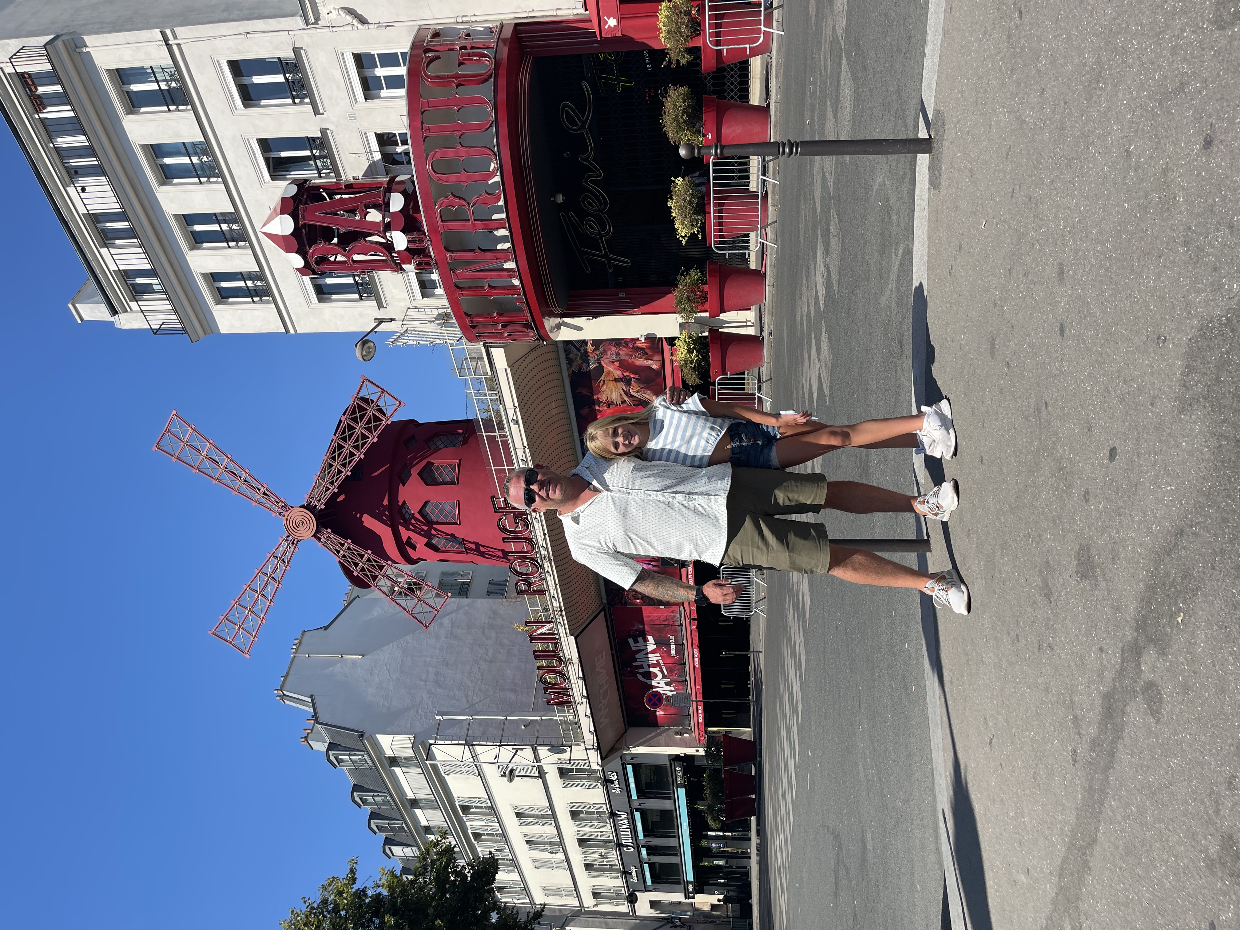 Aaron and Arianna at the Eiffel Tower, Paris